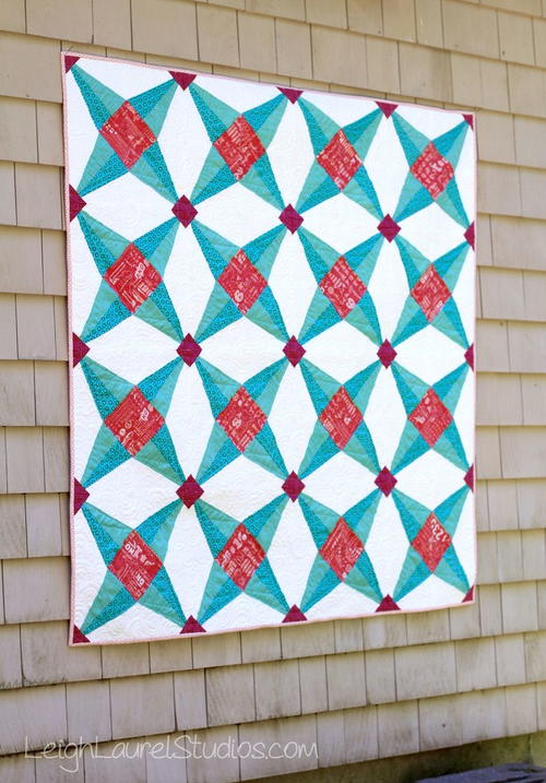 Fruit Ninja Paper Pieced Star Quilt