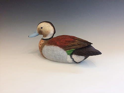 A Ringed Teal Drake Part Two: Painting | wildfowl-carving.com