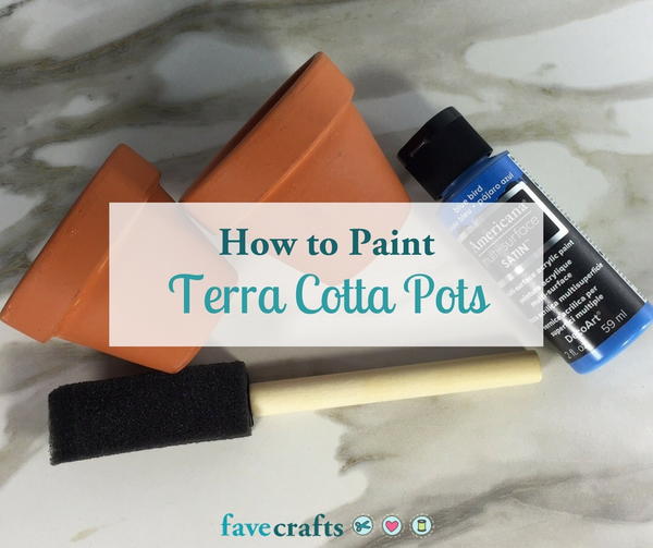How to Paint Terra Cotta Pots with Spray Paint