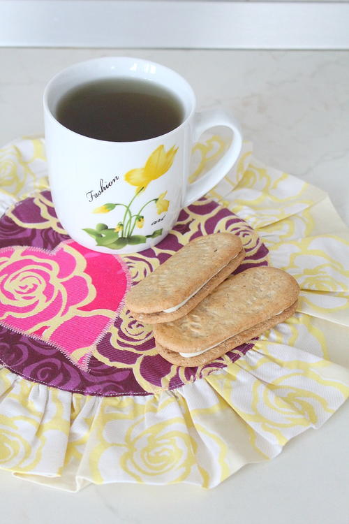 Valentine's Day Mug Rug