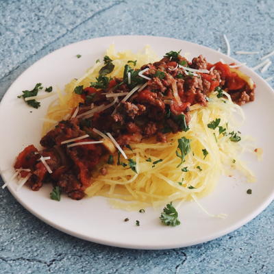 SIBO-Friendly Beef Ragu With Spaghetti Squash