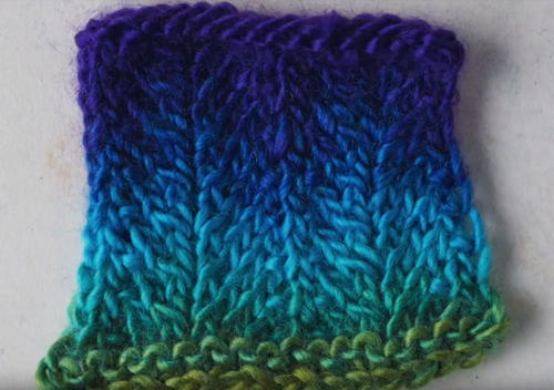 How to Knit the Chevron Stitch