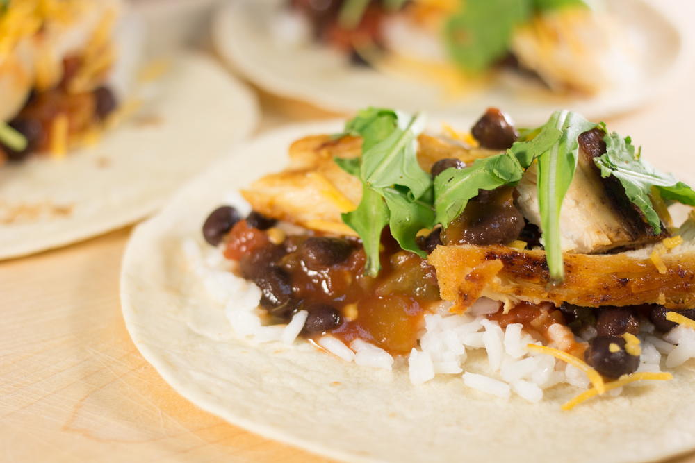La Preferida Chicken and Black Bean Wrap-image