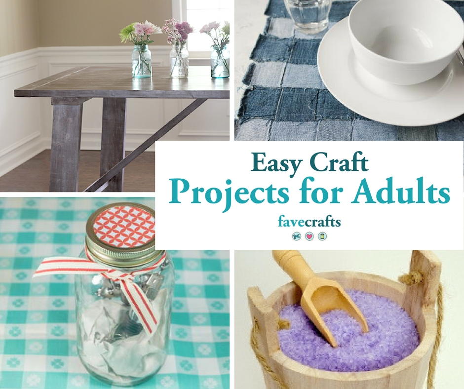 44 Easy Craft Projects For Adults | FaveCrafts.com