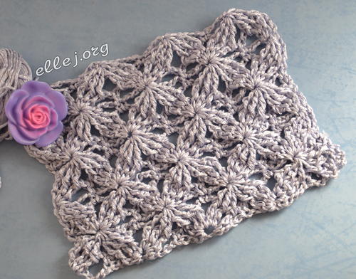 Velvet Stars Crochet Stitch