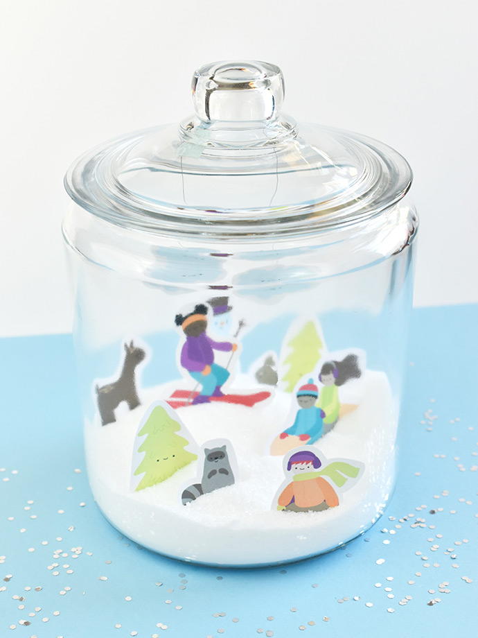 Printable Snow Scene | AllFreeKidsCrafts.com