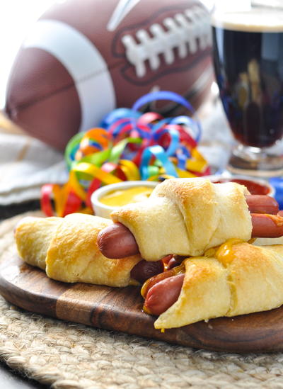 3-Ingredient Cheesy Crescent Dogs