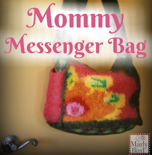 Knit Mommy Messenger Bag