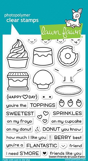 Lawn Fawn Sweet Friends Stamp Set