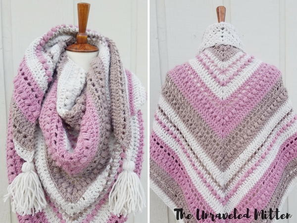 Amazing Grace Angel Wing Shawl | AllFreeCrochet.com