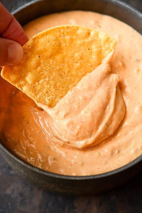 Easy Game Day Spicy Queso