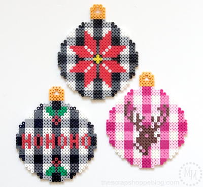 Creative Perler Bead Christmas Ornaments