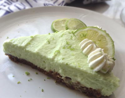No Bake Lime Jelly Cheesecake