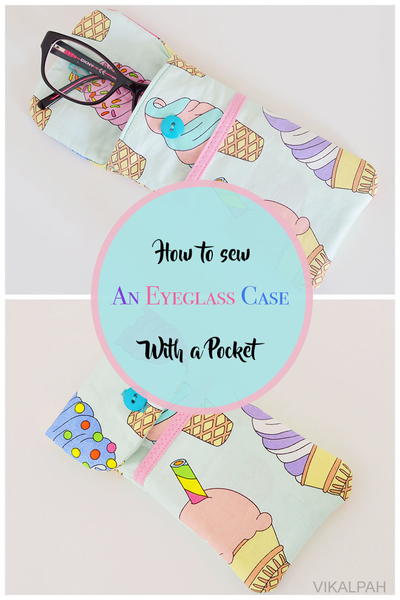 How to Sew an Eyeglass Case with a Pocket 