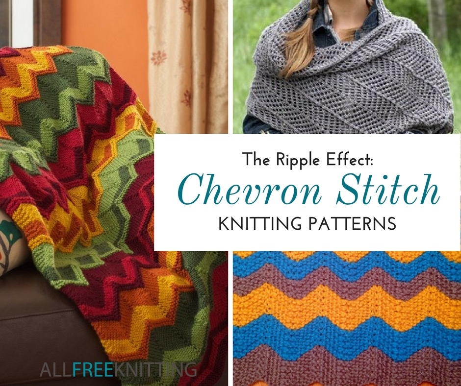 25 Free Chevron Stitch Knitting Patterns | AllFreeKnitting.com