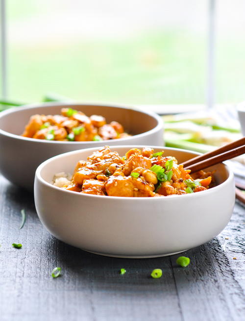 Dump-and-Bake General Tso Chicken