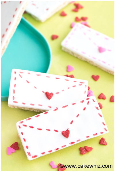Love Letter Valentines Day Cookies