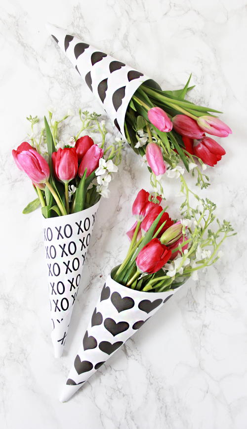 DIY Valentine's Day Bouquets