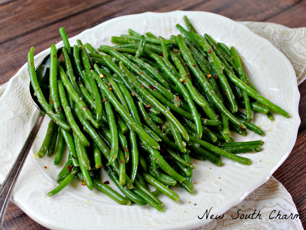 Easy Skillet Green Beans