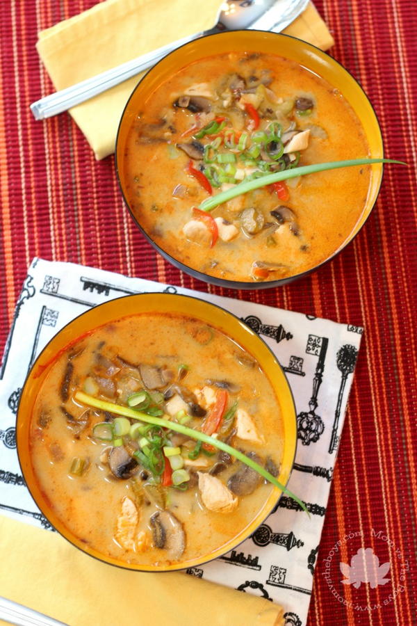 Spicy Thai Chicken Soup (Clear Your Sinuses)