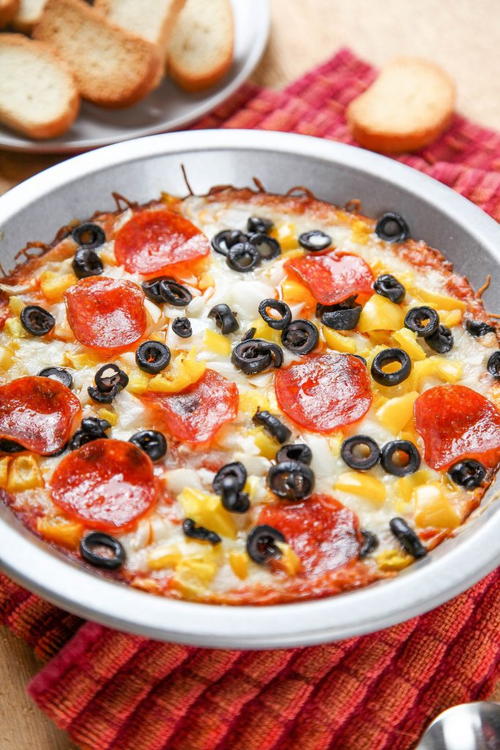 Pepperoni Pizza Dip | FaveGlutenFreeRecipes.com