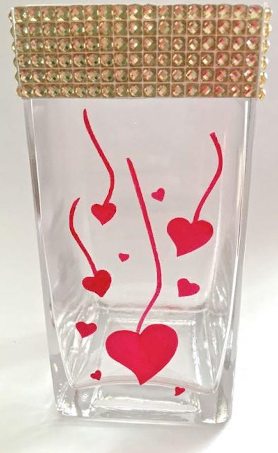 DIY Valentine Candle Holder
