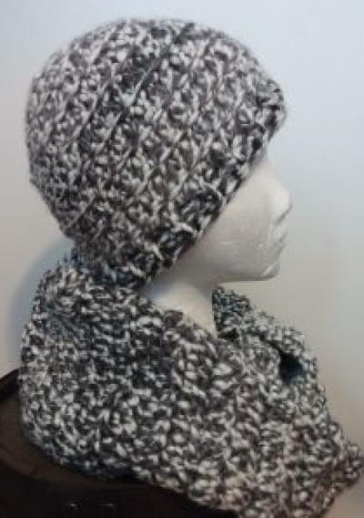 Chunky Hat/Infinity Scarf Set