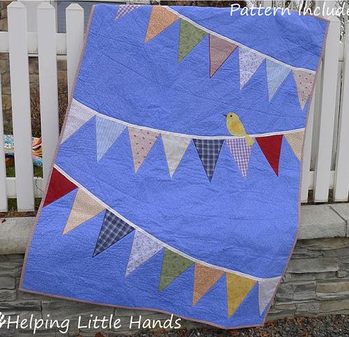 Bird and Bunting Quilt Tutorial