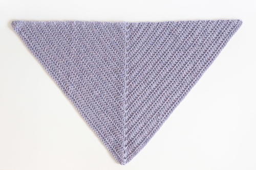 Easy Everyday Triangle Crochet Scarf