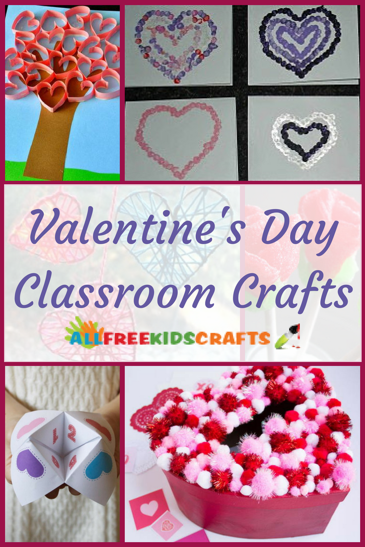 30+ Valentine Crafts for Kindergarten - Art and Craft Ideas for
