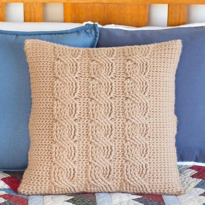 Cabled Throw Cushion Cover