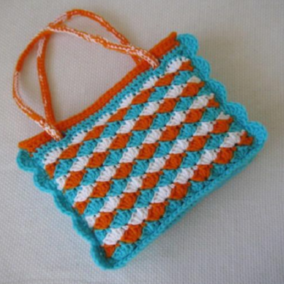 Shells and Shells Crochet Mini Tote