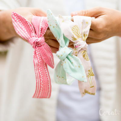 DIY Knotted Bow Headbands