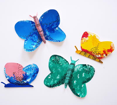 Painted Butterfly DIY Cards