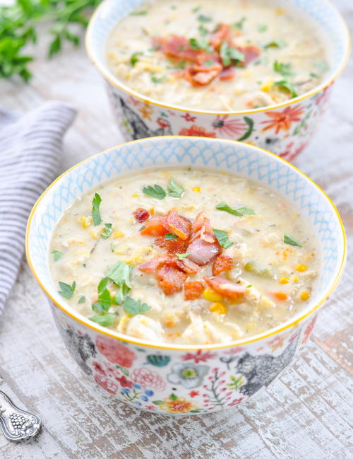 Slow Cooker Chicken Corn Chowder