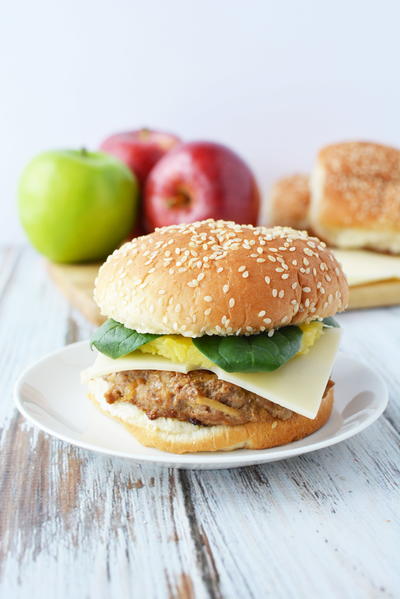 Restaurant-Style Pork and Apple Burgers