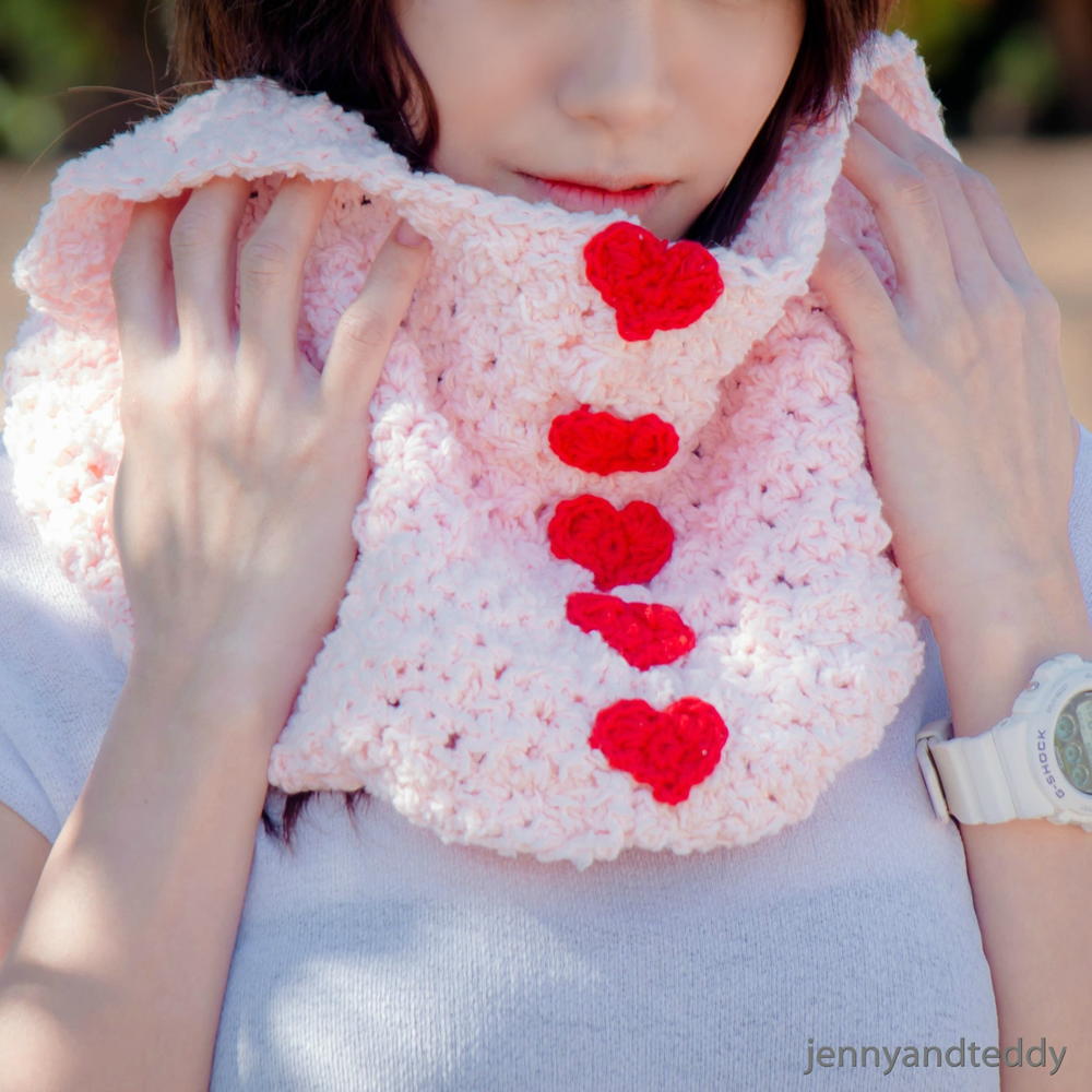 Buttery Soft Cerise Cowl main image 1