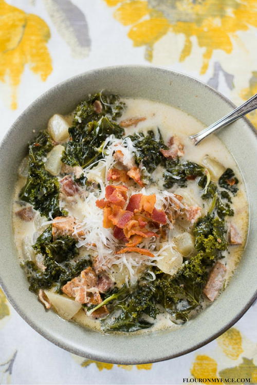 Slow Cooker Zuppa Toscana Soup