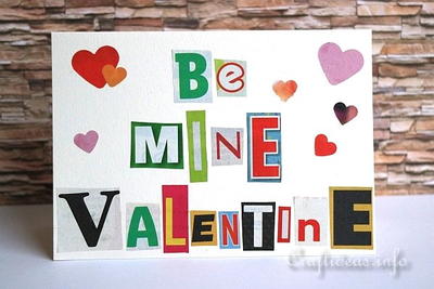 Ransom Note Valentine's Day Card