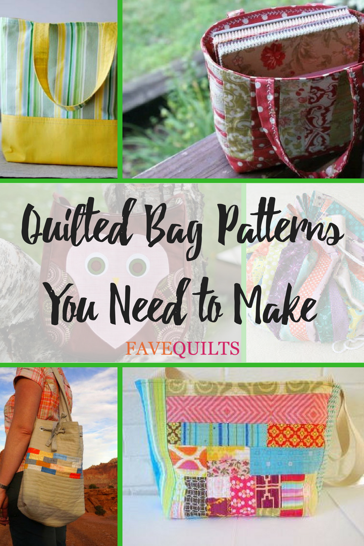 Top 10 Free Quilted Bag Patterns (+6 Bonus Patterns For Sale) - I Love  Quilting Forever