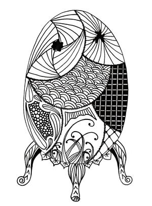 easter egg deluxe adult coloring page  favecrafts