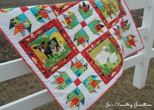 Into the Meadows Baby Quilt