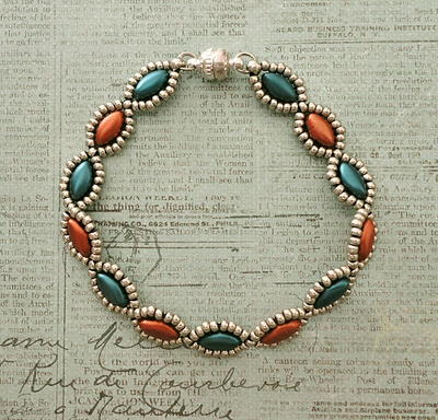 Simple IrisDuo Chain Bracelet