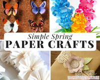 32 Simple Spring Paper Crafts