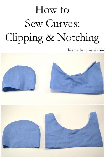 How to Sew Curves: Clipping vs Notching
