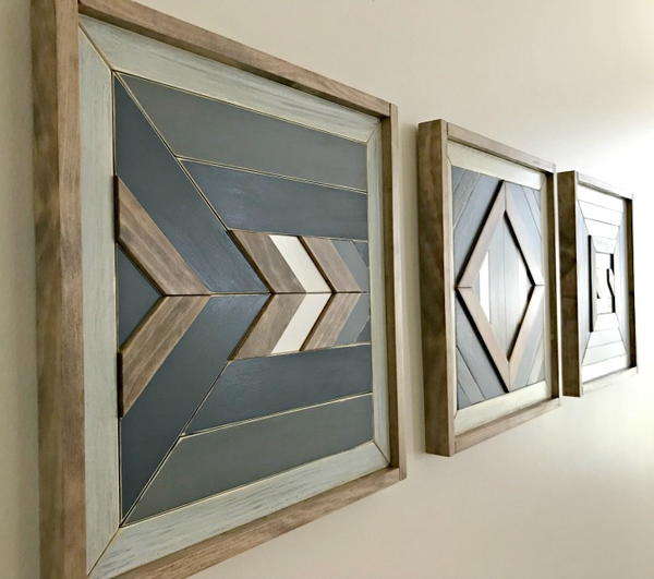 DIY Scrap Wood Wall Art Tutorial | DIYIdeaCenter.com