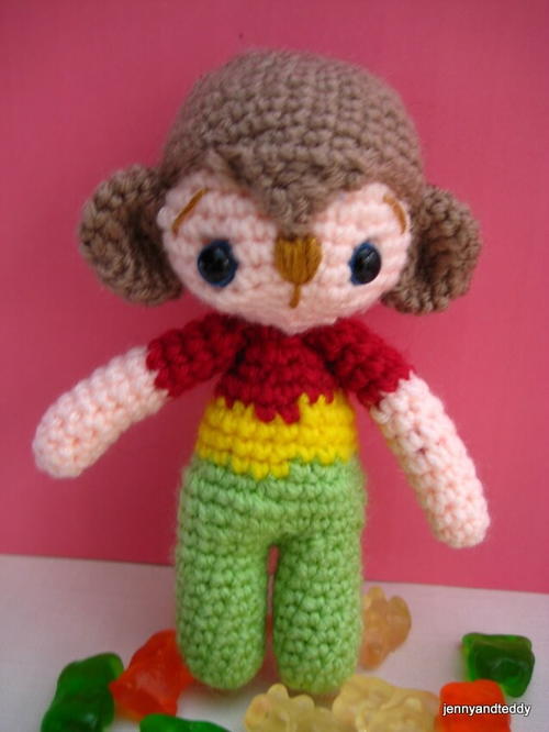 Nicky Cheeky Monkey Amigurumi