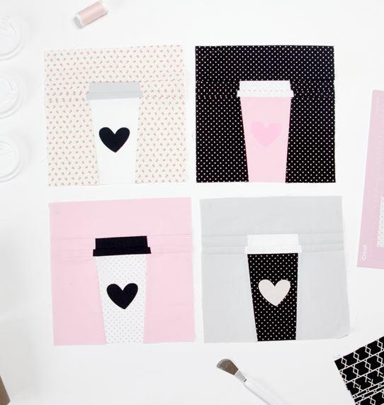 Coffee Cup Quilt Block