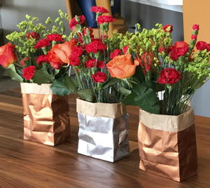 Paper Bag Vases