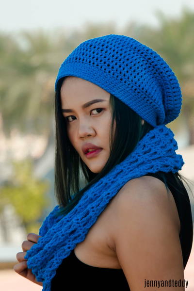 Simple Double Crochet Slouch Hat